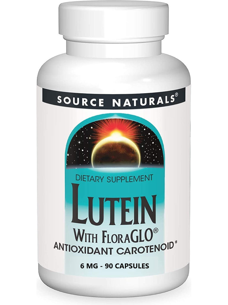 Source Naturals, Lutein with FloraGLO, 6mg, 90 ct