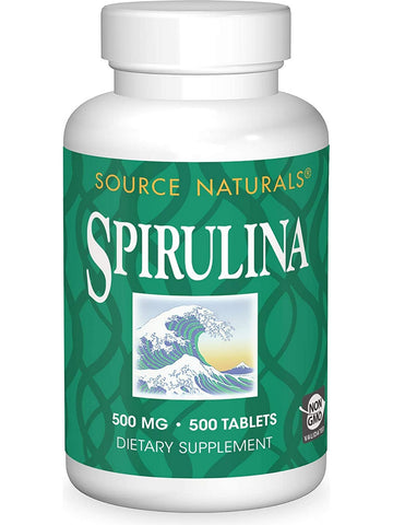 Source Naturals, Spirulina 500 mg, 500 tablets