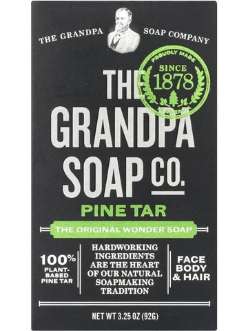 The Grandpa Soap Co., Pine Tar (Medium), 3.25 oz