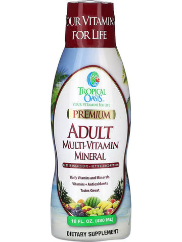 Tropical Oasis, Premium Adult Multi-Vitamin Mineral, 16 fl oz