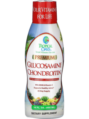 Tropical Oasis, Premium Glucosamine Chondroitin, 16 fl oz