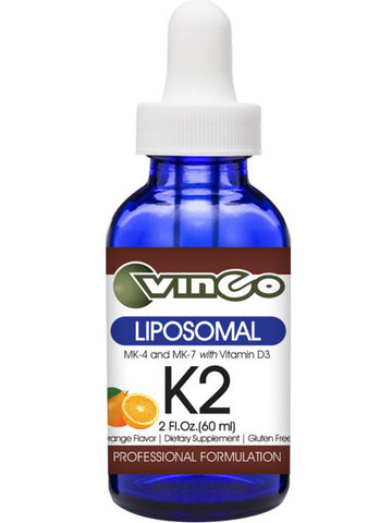 Vinco, Liposomal K2, Orange Flavor, 2 fl oz