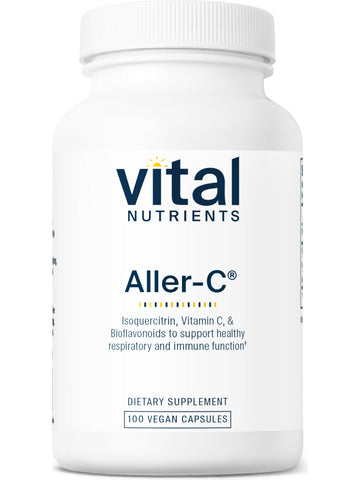 Vital Nutrients, Aller-C (Isoquercetrin, C, & Bioflavonoids), 100 vegetarian capsules