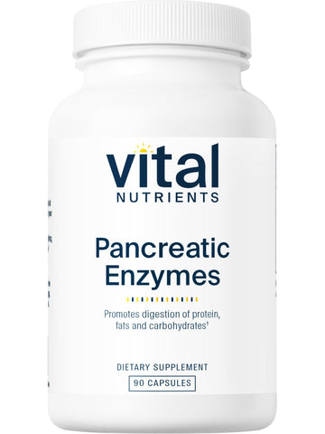 Vital Nutrients, Pancreatic Enzymes 1000mg (full strength), 90 capsules