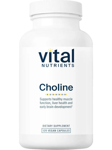 Vital Nutrients, Choline 550mg, 120 vegetarian capsules
