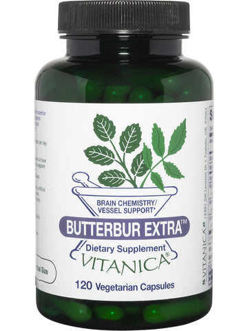 Vitanica, Butterbur Extra, 120 Vegetarian Capsules