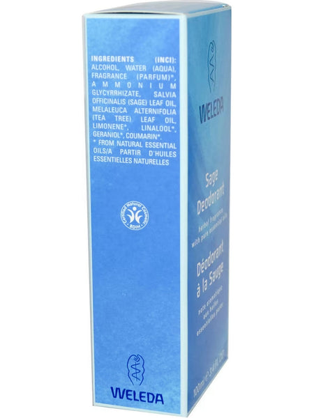 Weleda, Sage Deodorant, 3.4 fl oz