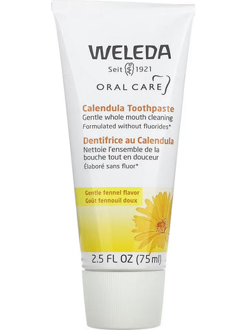 Weleda, Oral Care Calendula Toothpaste, Gentle fennel, 2.5 fl oz