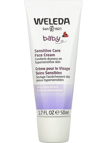 Weleda, Baby Sensitive Care Face Cream, White Mallow Extracts, 1.7 fl oz