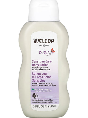 Weleda, Baby Sensitive Care Body Lotion, White Mallow Extracts, 6.8 fl oz