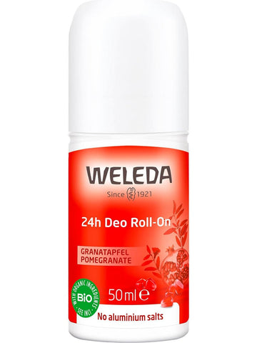 Weleda, 24h Deo Roll-On, Granatapfel Pomegranate, 50 ml