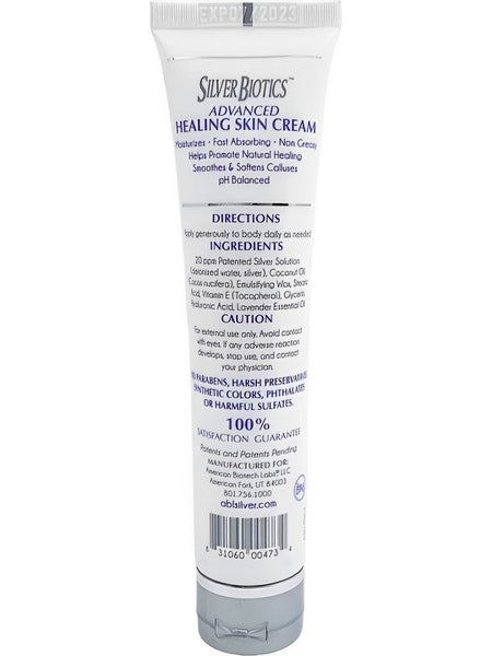 Silver Biotics, Advanced Healing Skin Cream Natural Lavender, 1.2 oz