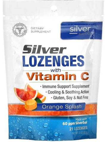 Silver Biotics, Silver Lozenge with Vitamin C, 21 Lozenges