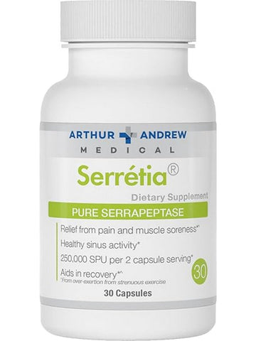 Arthur Andrew Medical, Serretia, 30 Capsules