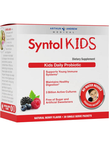 Arthur Andrew Medical, Syntol KIDS. Berry Flavor, 30 Single Serve Packets