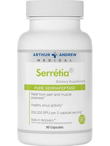 Arthur Andrew Medical, Serretia, 90 Capsules