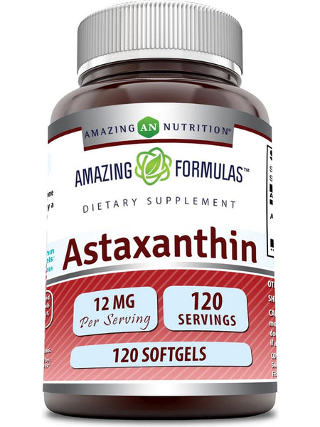 Amazing Formulas, Astaxanthin, 12 mg, 120 Softgels