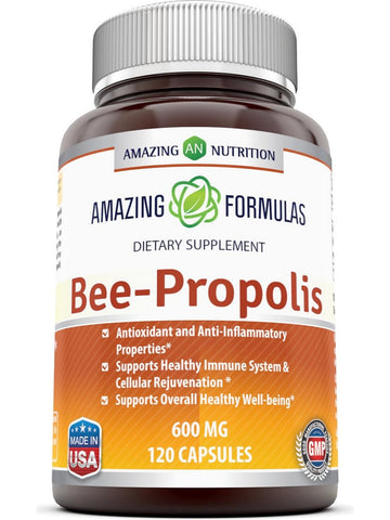 Amazing Formulas, Bee Propolis, 600 mg, 120 Capsules