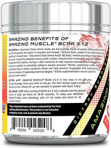 Amazing Muscle, BCAA 3:1:2, Cherry Lemonade, 0.94 lb