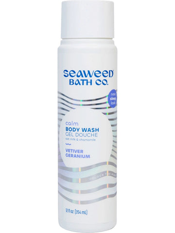 Seaweed Bath Co., Calm Body Wash, Vetiver Geranium, 12 fl oz