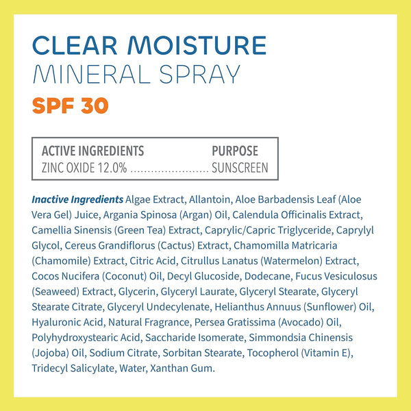 Seaweed Bath Co., Algae & Coconut Clear Moisture Mineral Spray SPF 30 Sunscreen, 6 fl oz