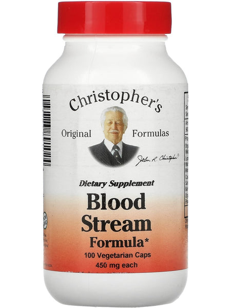 Christopher's Original Formulas, Blood Stream Formula, 100 Vegetarian Caps