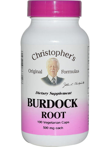 Christopher's Original Formulas, Burdock Root, 100 Vegetarian Caps