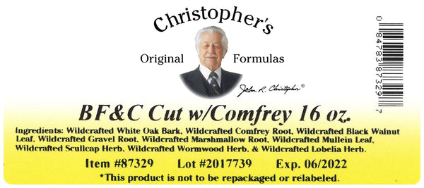 Christopher's Original Formulas, BF&C Powder with Comfrey, 16 oz