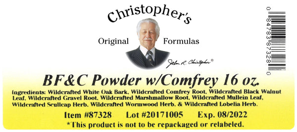 Christopher's Original Formulas, BF&C Cut with Comfrey, 16 oz