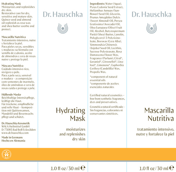 Dr. Hauschka Skin Care, Hydrating Cream Mask, 1 fl oz