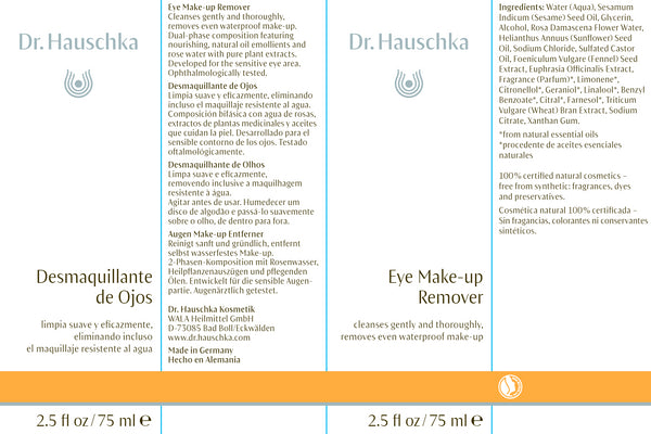 Dr. Hauschka Skin Care, Eye Make-up Remover, 2.5 fl oz