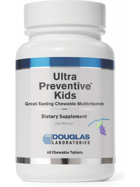 Douglas Labs, Ultra Preventive Kids, Grape, 60 tabs