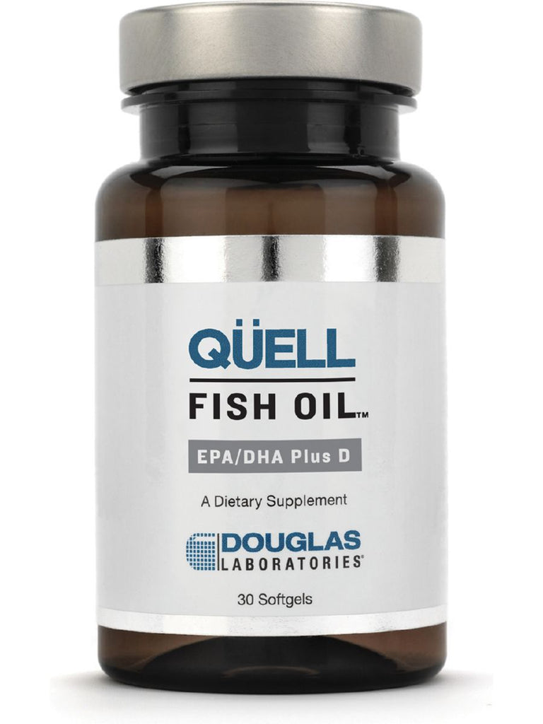  Douglas Labs, Quell Fish Oil: EPA/DHA Plus D, 30 gels 