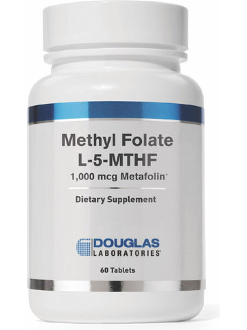 Douglas Labs, Methyl Folate L-5-MTHF, 1000 mcg, 60 tabs