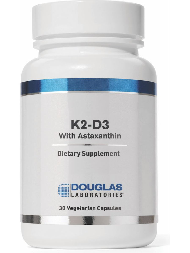  Douglas Labs, K2-D3 w/Astaxanthin, 30 vegcaps 