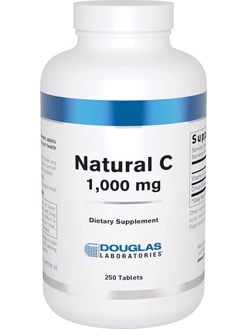 Douglas Labs, Natural C 1000 mg, 250 tabs 