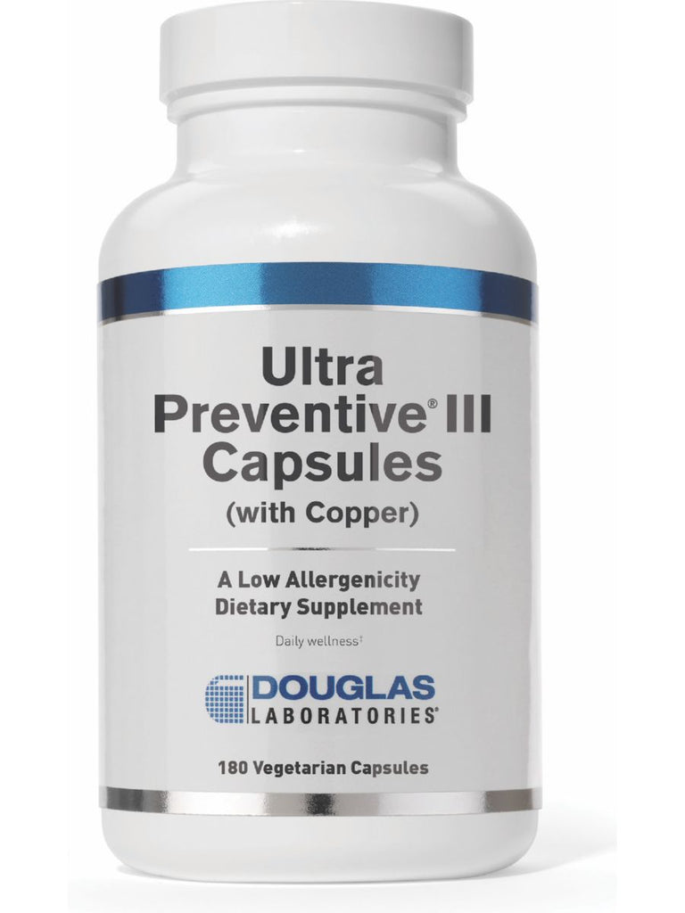  Douglas Labs, Ultra Preventive III w.Copper, 180 caps 