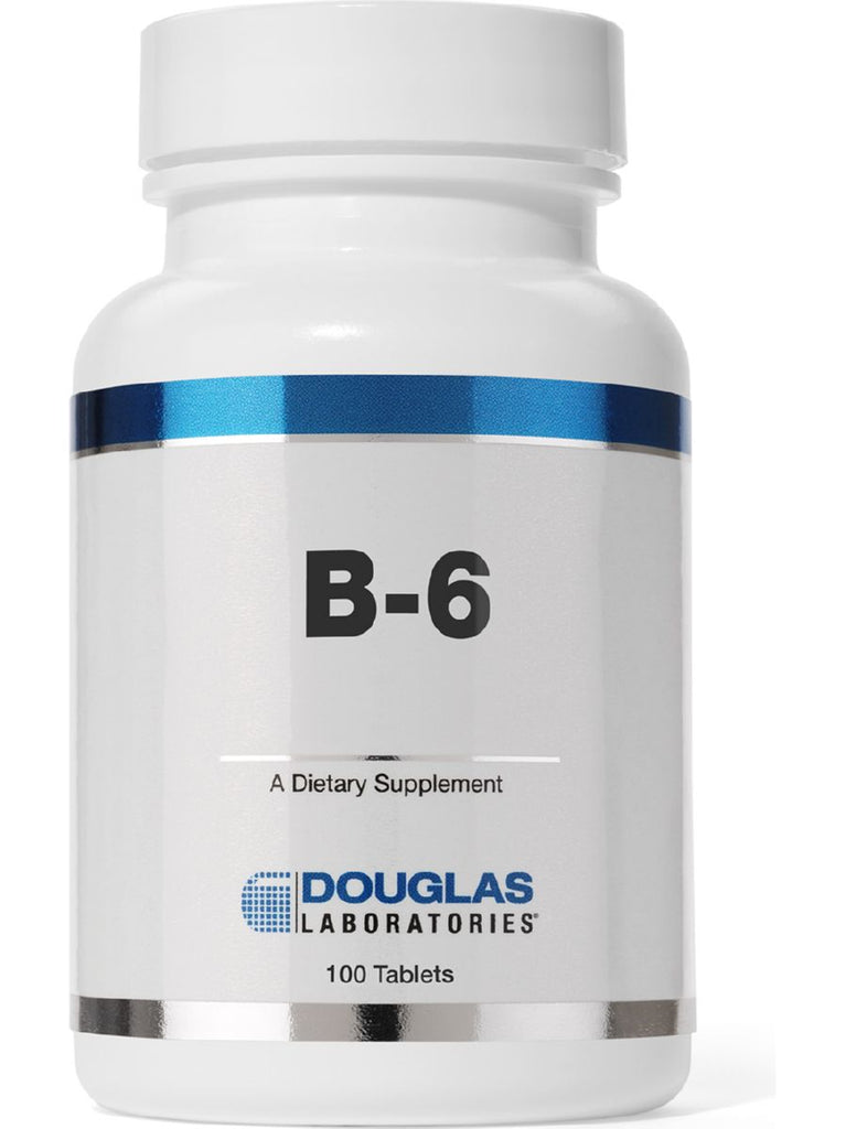  Douglas Labs, Vitamin B-6 100 mg, 100 tabs 