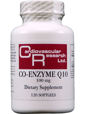 Cardiovascular Research Ltd., Co-Enzyme Q10, 100 mg, 120 Softgels