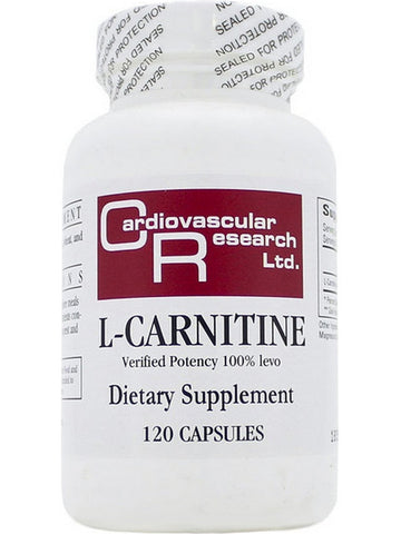 Cardiovascular Research Ltd., L-Carnitine, 120 Capsules