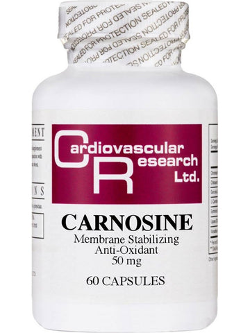 Cardiovascular Research Ltd., Carnosine, 50 mg, 60 Capsules