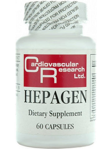 Cardiovascular Research Ltd., Hepagen, 60 Capsules