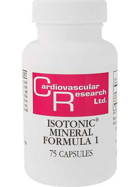 Cardiovascular Research Ltd., Isotonic Mineral Formula 1, 75 Capsules