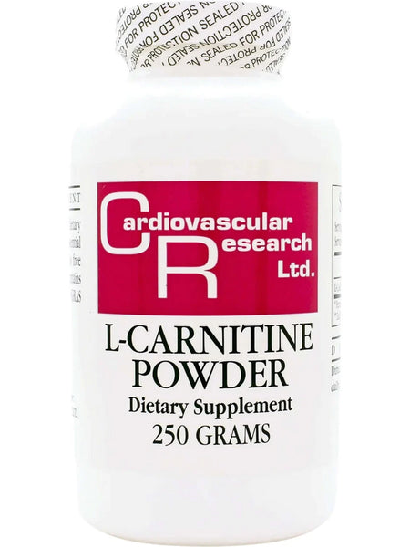 Cardiovascular Research Ltd., L-Carnitine Powder, 250 grams