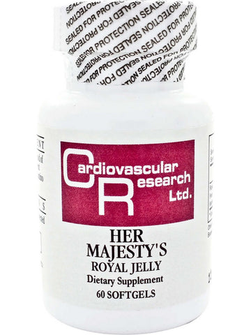 Cardiovascular Research Ltd., Her Majesty's Royal Jelly, 60 Softgels