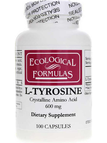 Ecological Formulas, L-Tyrosine, 600 mg, 100 Capsules