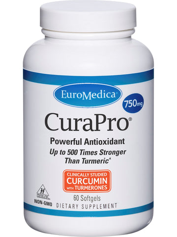 EuroMedica, CuraPro, 750 mg, 60 Softgels