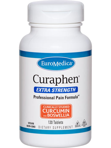 EuroMedica, Curaphen Extra Strength, 120 Tablets