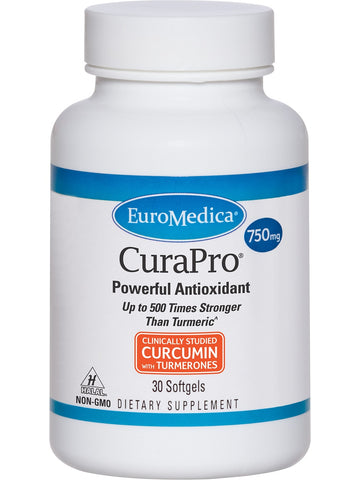 EuroMedica, CuraPro, 750 mg, 30 Softgels