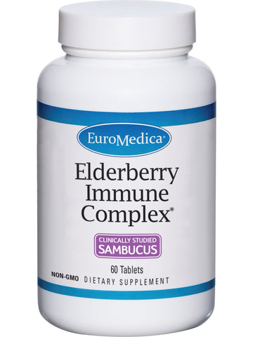 EuroMedica, Elderberry Immune Complex, 60 Tablets